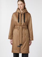 max mara water-repellent canvas padded parka for women