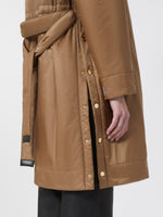 max mara water-repellent canvas padded parka for women