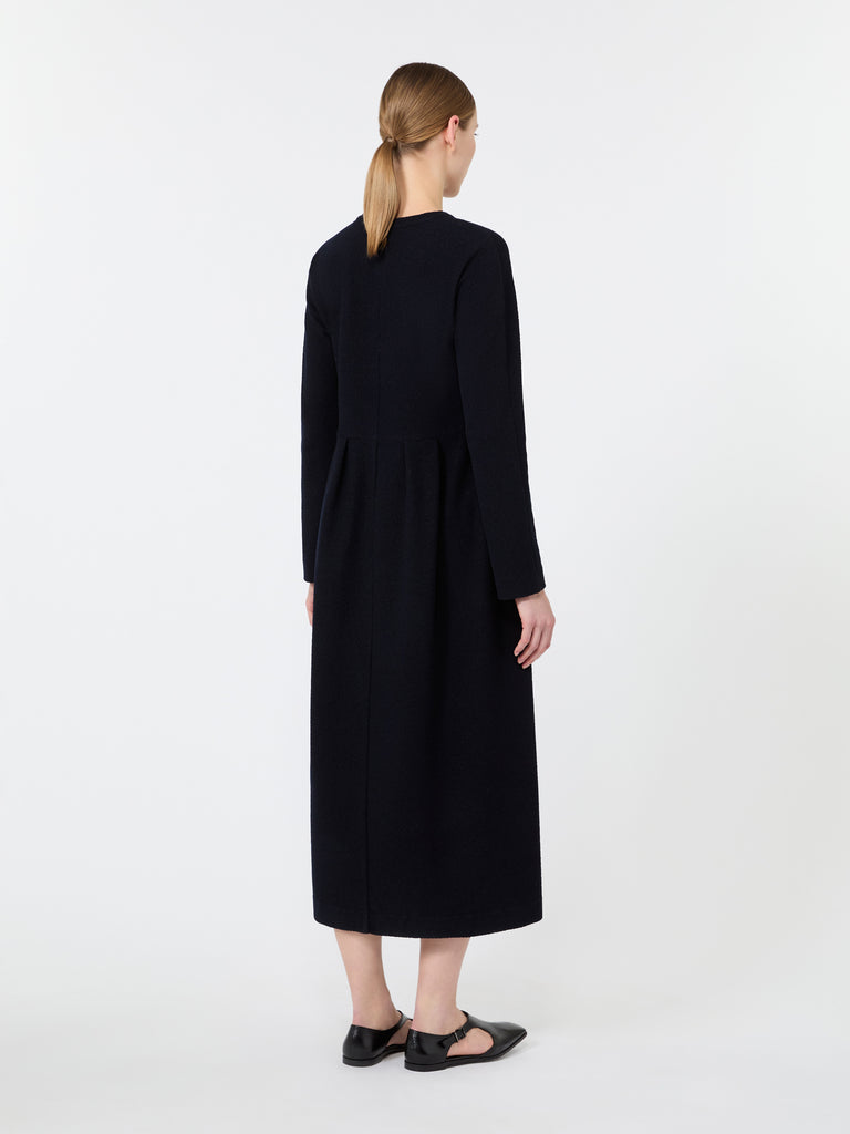 max mara bouclé-look jersey dress