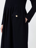 max mara bouclé-look jersey dress for women