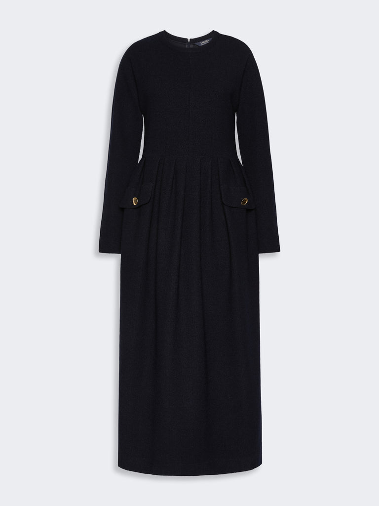 max mara bouclé-look jersey dress