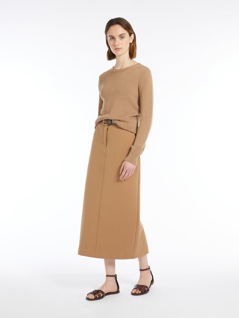 Scuba jersey pencil skirt