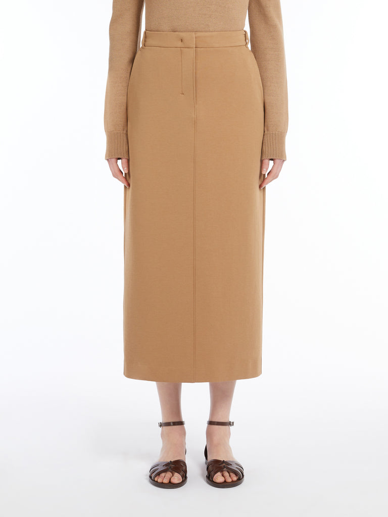 Scuba jersey pencil skirt