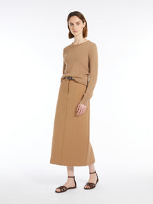 Scuba jersey pencil skirt