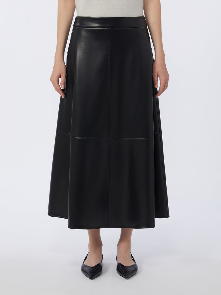 Coated fabric skirt
