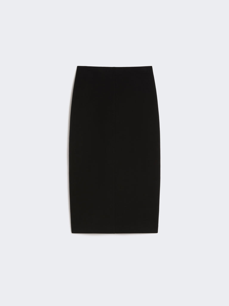 max mara straight-fit scuba jersey skirt