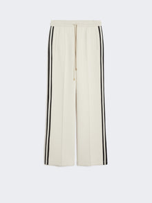 Cotton Jersey Trousers for Women - Ecru - Max Mara UAE