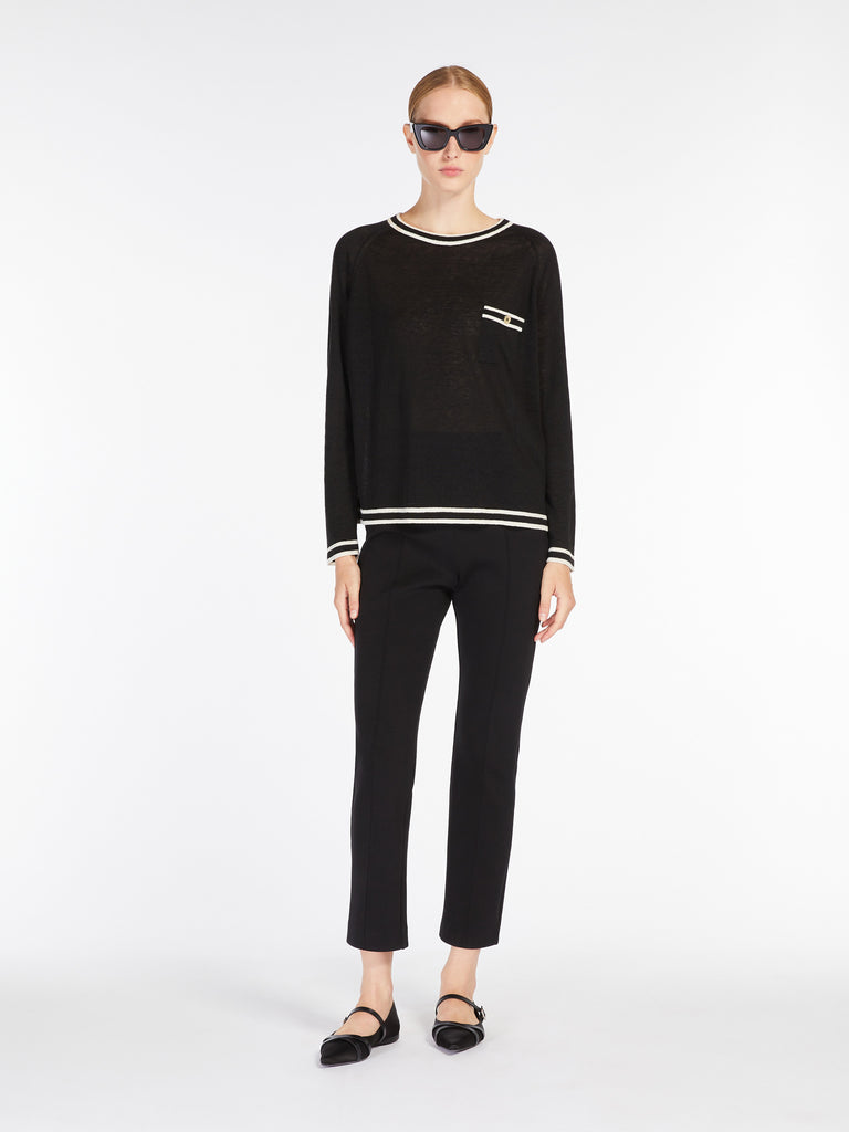 max mara scuba jersey trousers
