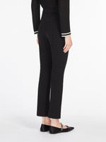 Scuba Jersey Trousers for Women - Black - Max Mara UAE