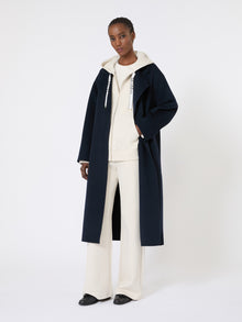Wide-Fit Jersey Trousers for Women - Ecru - Max Mara UAE