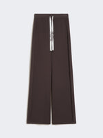 Wide-fit jersey trousers