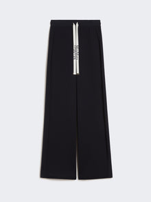 Wide-Fit Jersey Trousers for Women - Ultramarine - Max Mara UAE