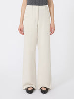Technical Jersey Trousers for Women - Ivory - Max Mara UAE