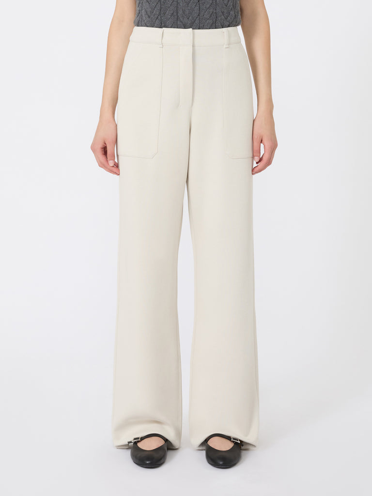 max mara technical jersey trousers