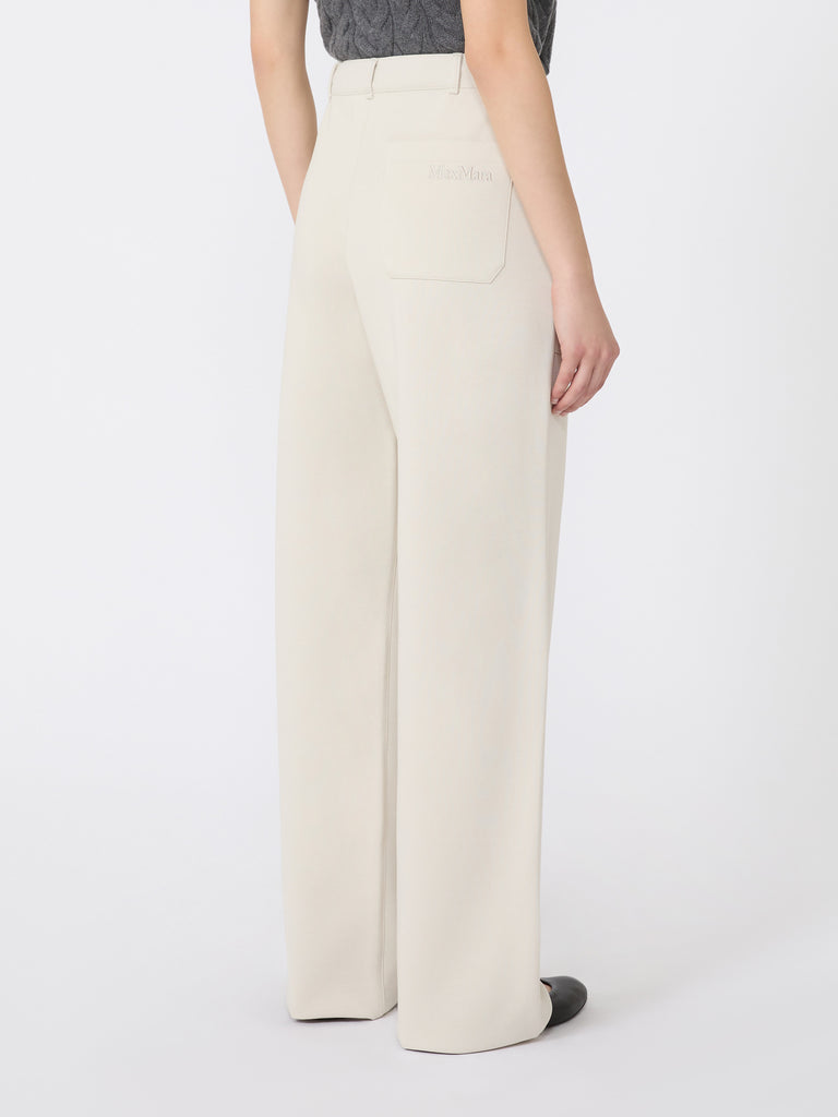 max mara technical jersey trousers