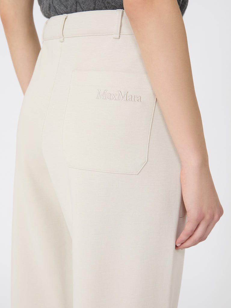 max mara technical jersey trousers