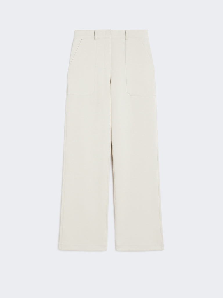 max mara technical jersey trousers