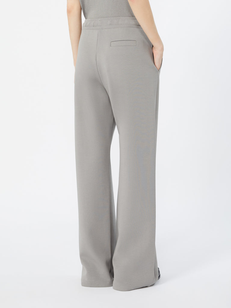 max mara wide double jersey trousers