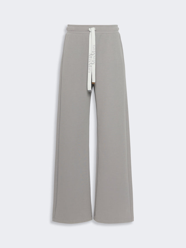 max mara wide double jersey trousers for women
