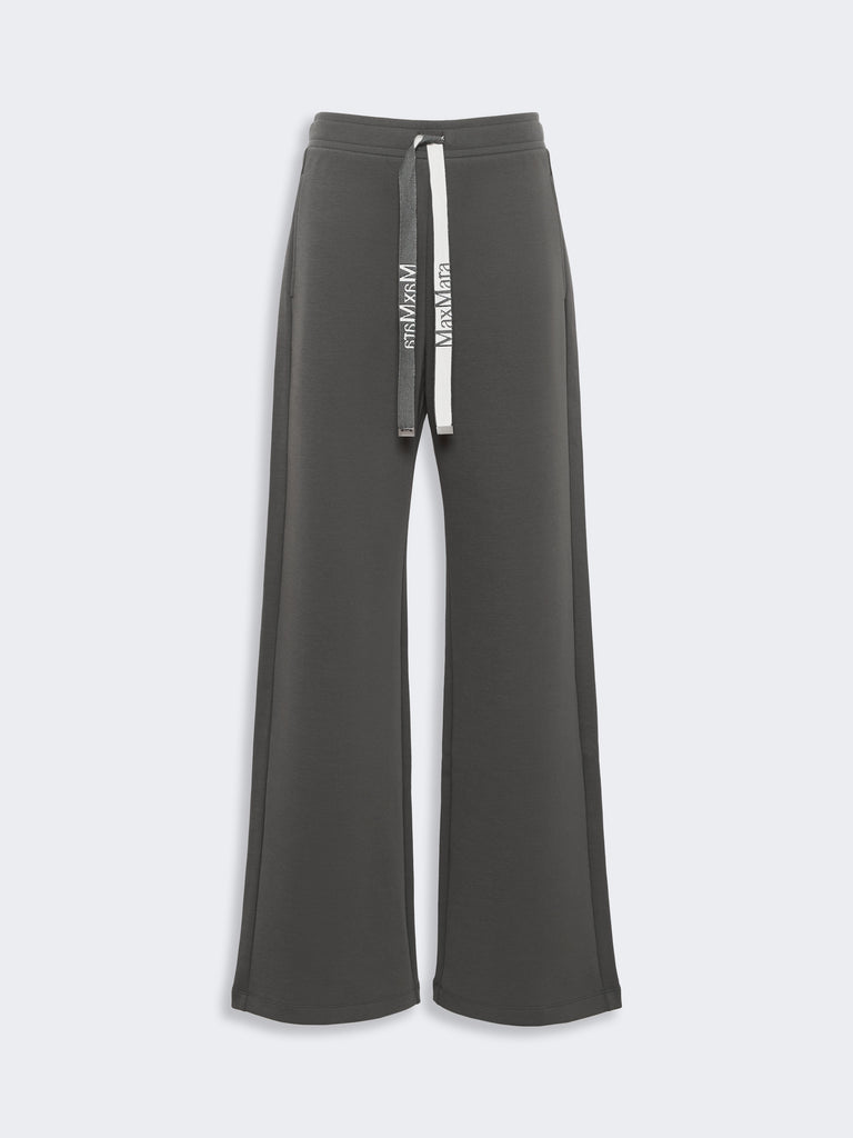 max mara wide double jersey trousers