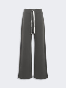 Wide Double Jersey Trousers for Women - Dark Grey - Max Mara UAE
