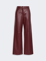 max mara regular coated jersey trousers for women