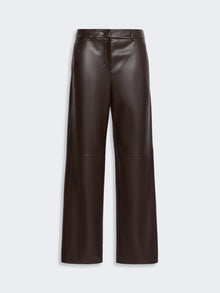 max mara regular coated jersey trousers for women