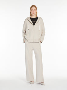 Technical cotton jersey sweatshirt