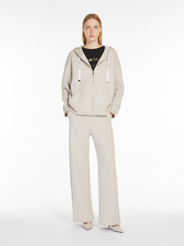 Technical cotton jersey sweatshirt