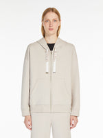 Technical cotton jersey sweatshirt