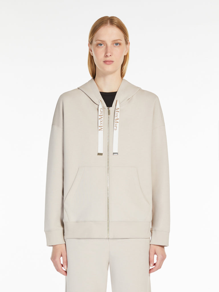 Technical cotton jersey sweatshirt