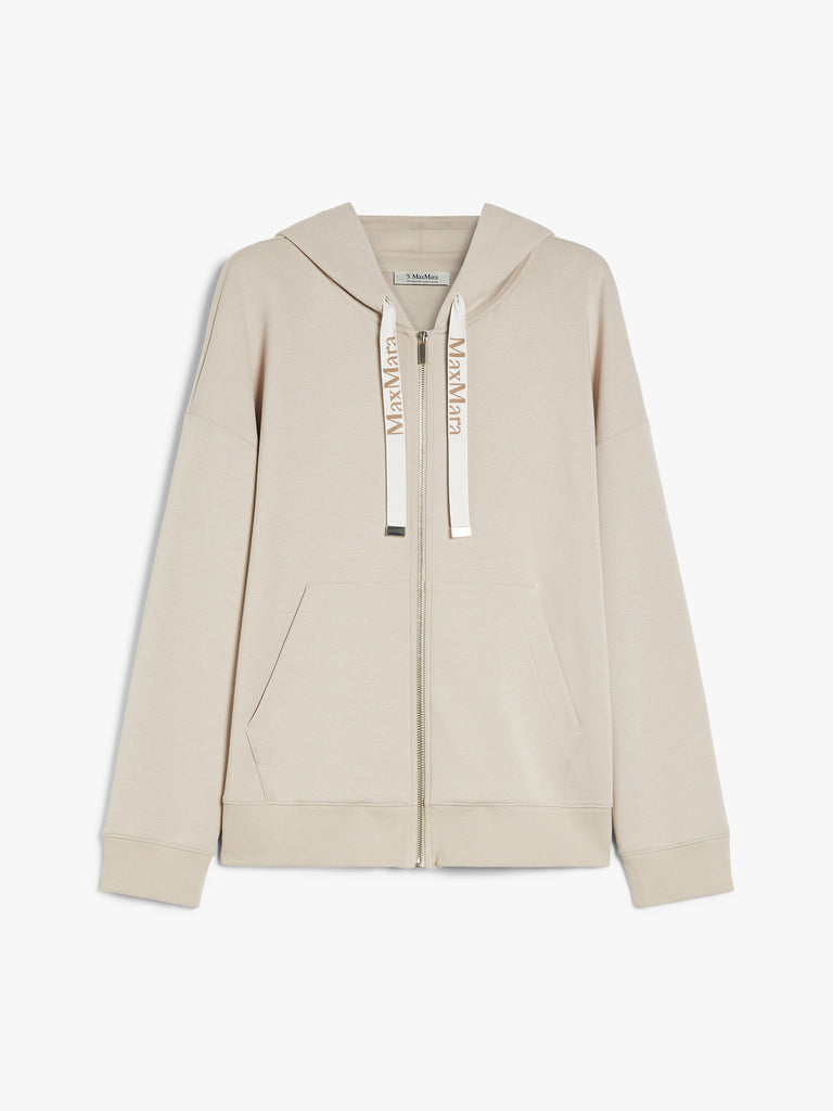 Technical cotton jersey sweatshirt