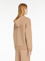 Technical Cotton Jersey Sweatshirt for Women - Camel - Max Mara UAE