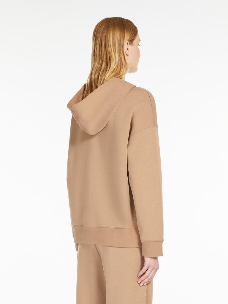 max mara technical cotton jersey sweatshirt