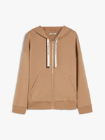 Technical Cotton Jersey Sweatshirt for Women - Camel - Max Mara UAE
