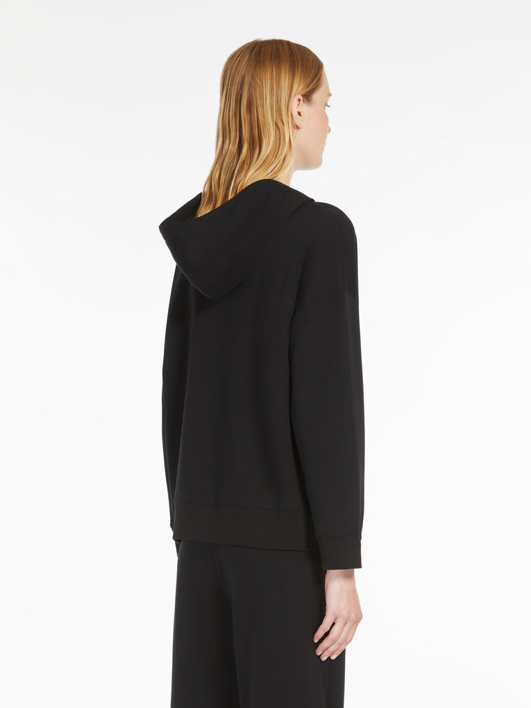 max mara technical cotton jersey sweatshirt