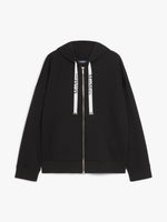 Technical Cotton Jersey Sweatshirt for Women - Black - Max Mara UAE