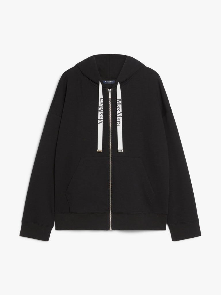max mara technical cotton jersey sweatshirt
