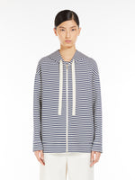 Scuba Jersey Hoodie for Women - Ecru - Max Mara UAE