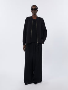 Scuba Jersey Jacket for Women - Black - Max Mara UAE