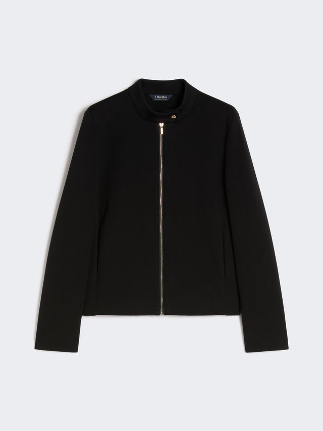 max mara scuba jersey biker jacket for women