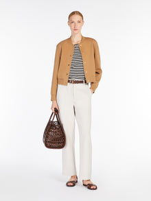 Scuba Jersey Bomber Jacket for Women - Colonial - Max Mara UAE