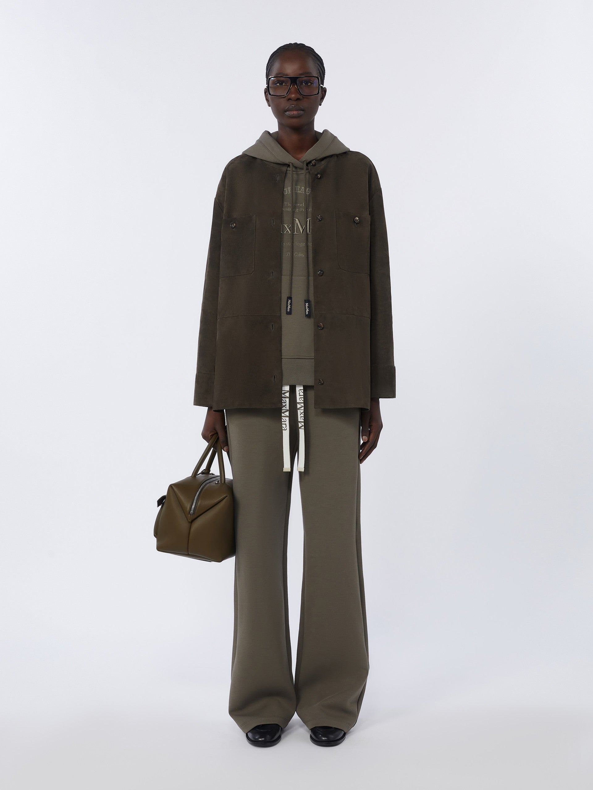 max mara technical cotton jersey sweatshirt for women