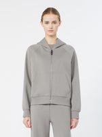 max mara technical cotton jersey sweatshirt for women
