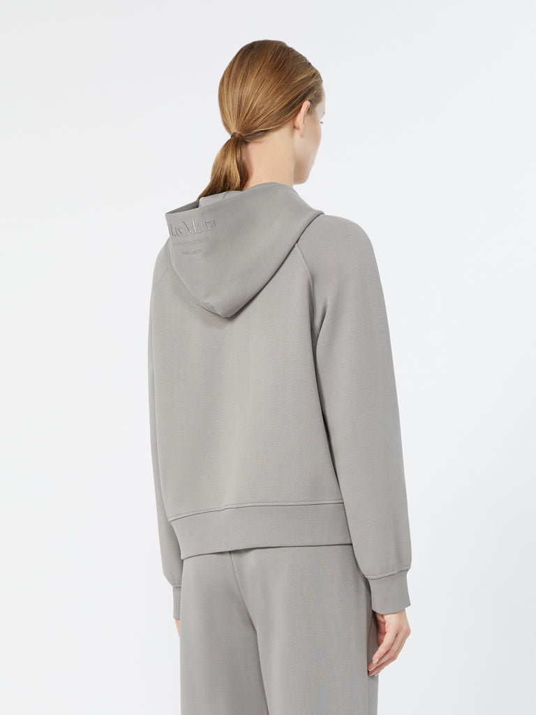 max mara technical cotton jersey sweatshirt