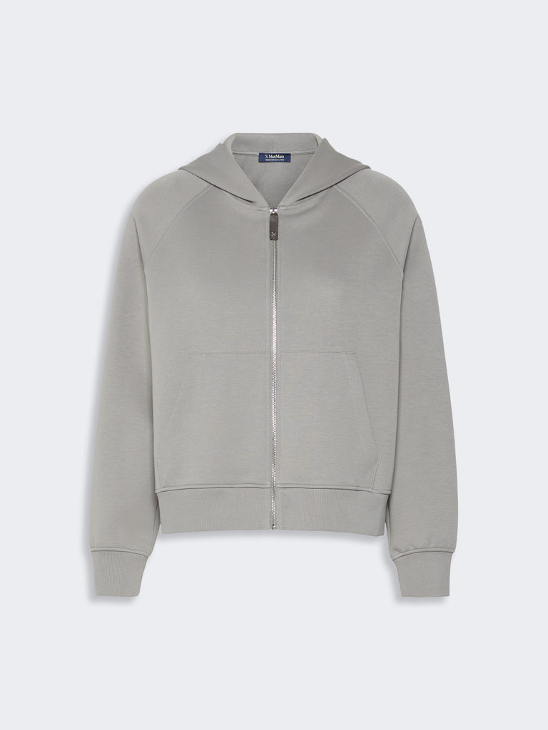 max mara technical cotton jersey sweatshirt