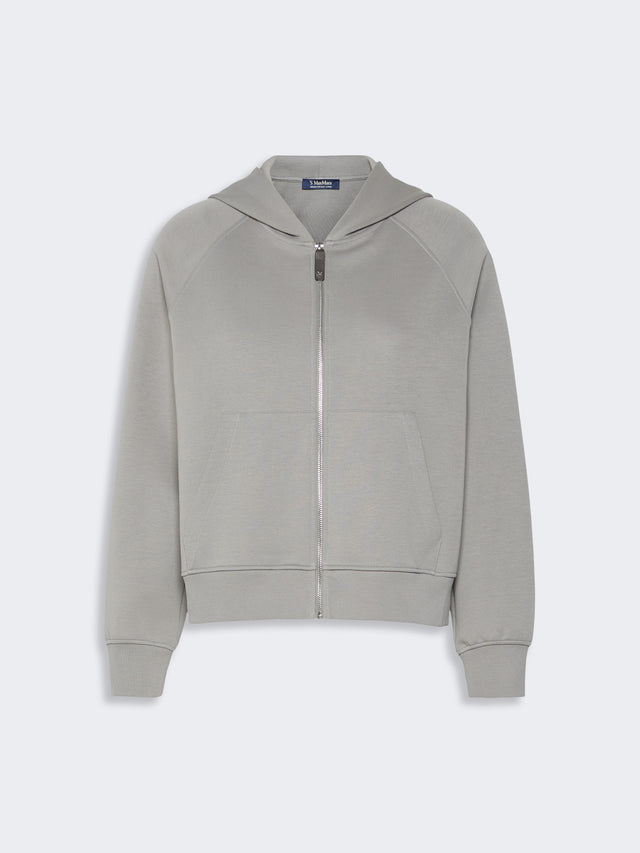 max mara technical cotton jersey sweatshirt for women