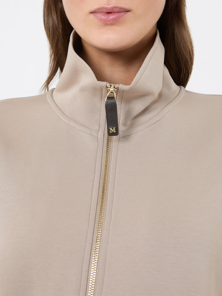 max mara technical cotton jersey sweatshirt
