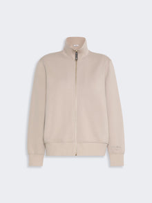 Technical Cotton Jersey Sweatshirt for Women - Beige - Max Mara UAE