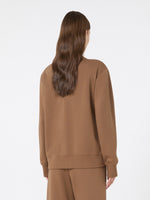 max mara technical cotton jersey sweatshirt for women